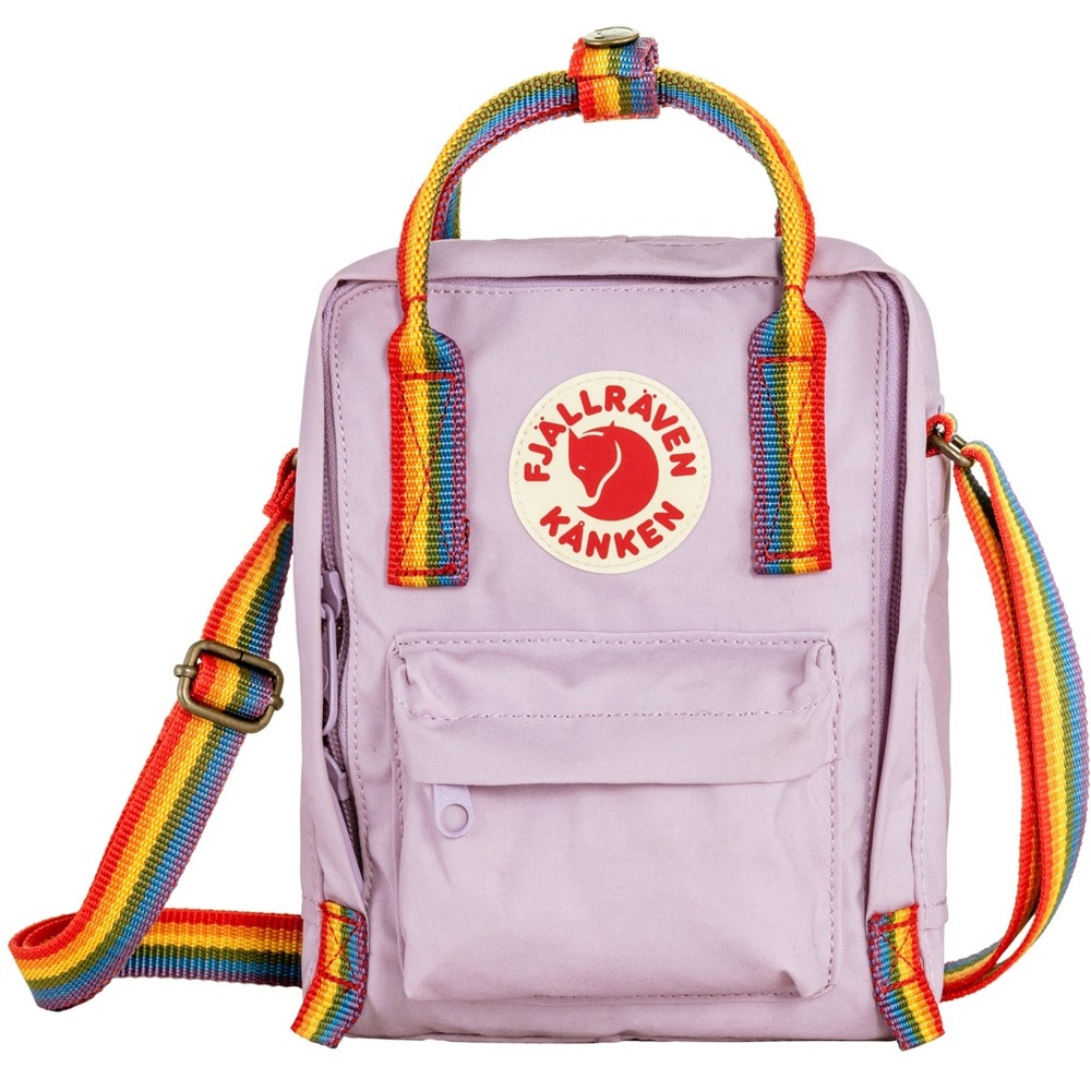 Fjallraven Kanken Sling Bag Rainbow Crossbody Pastel Lavender Mini